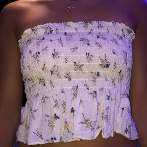 AEO floral  tube top
